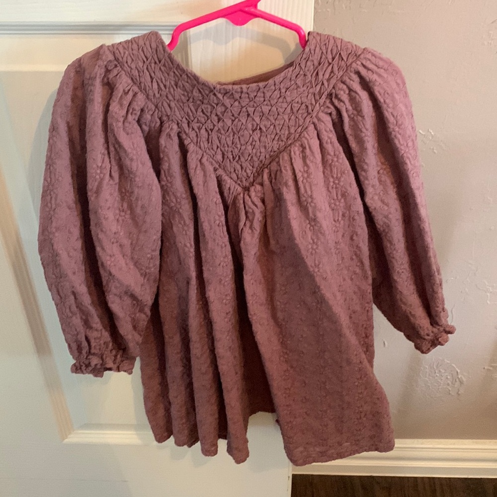 Zara Long sleeve toddler girl dress 4-5